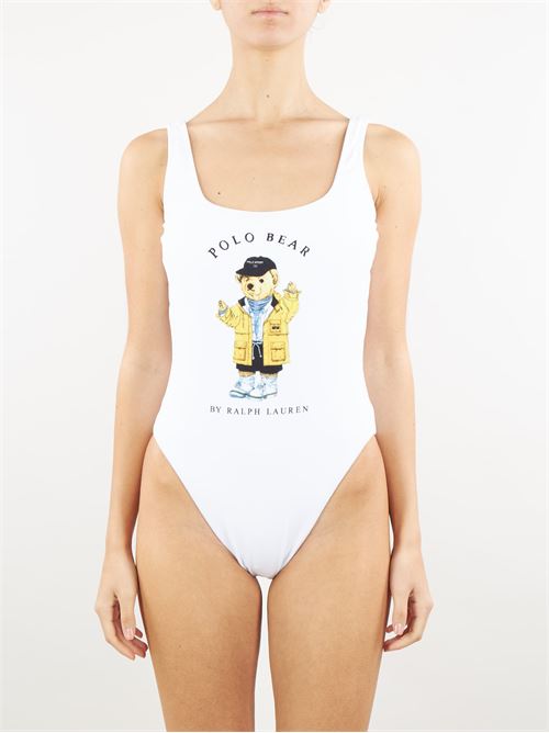 Swimsuit with Polo Bear logo Polo Ralph Lauren RALPH LAUREN | Swimming suit | 21490410WHT